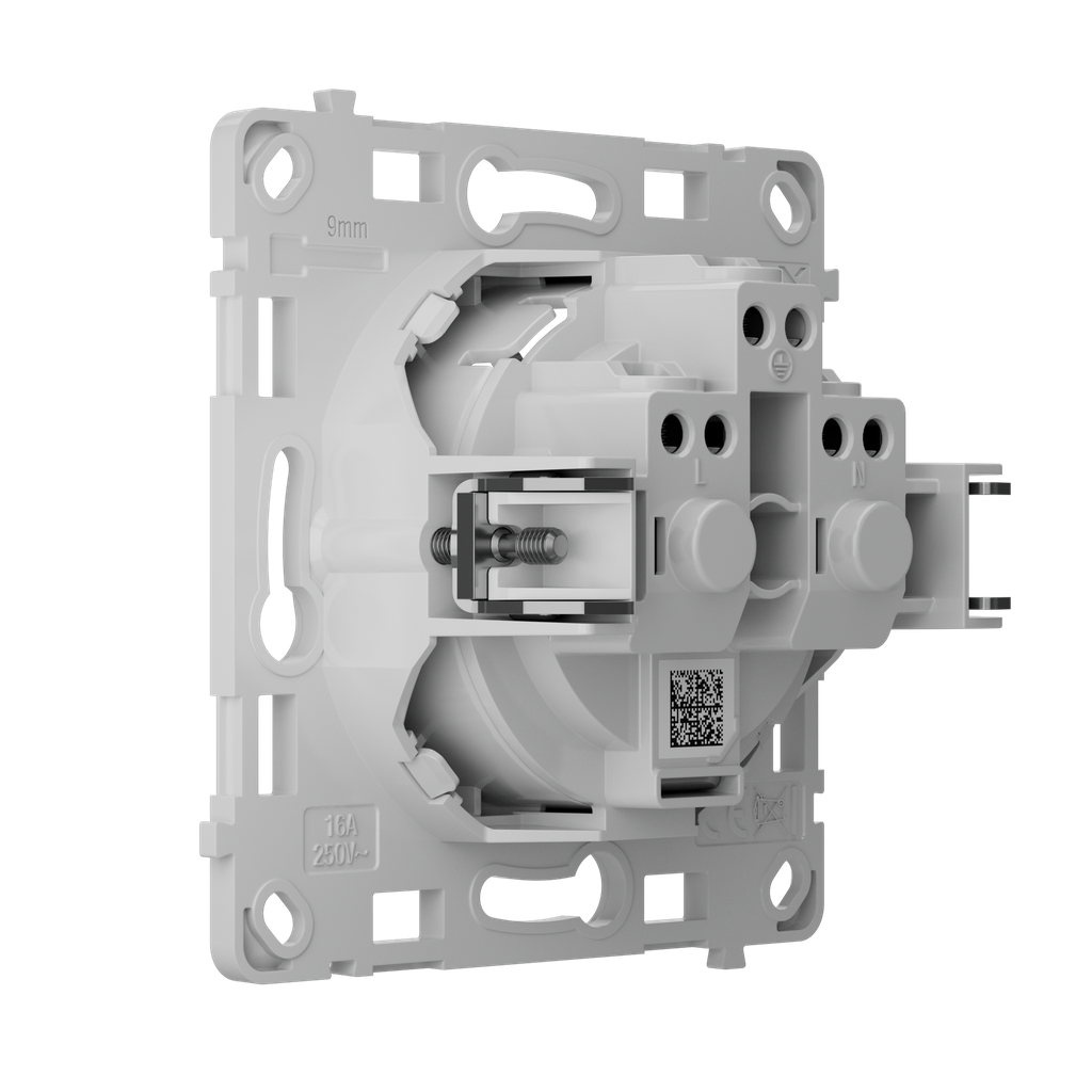 Ajax Outlet [type F] , Prise intelligente encastrée avec contrôle de la consommation d'énergie