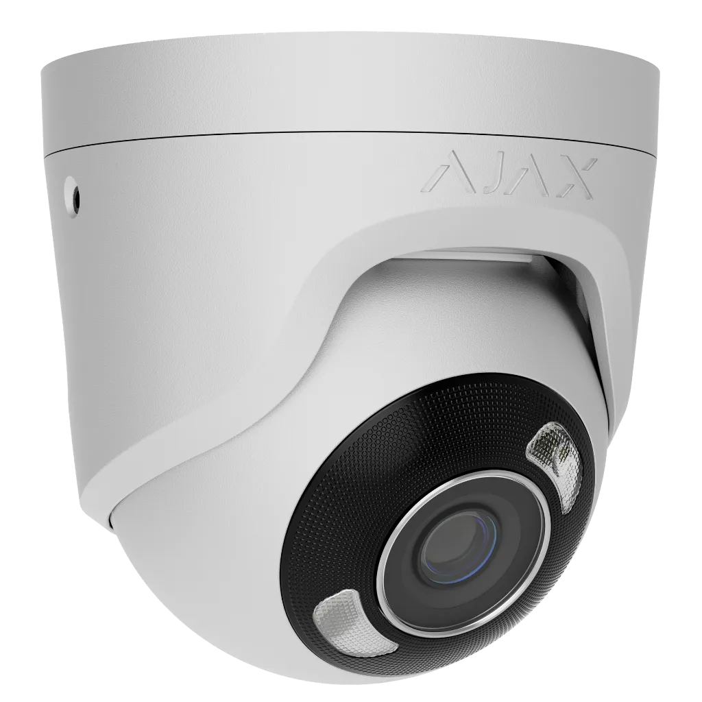 Render - Ajax TurretCam HL-white-front-angled.webp