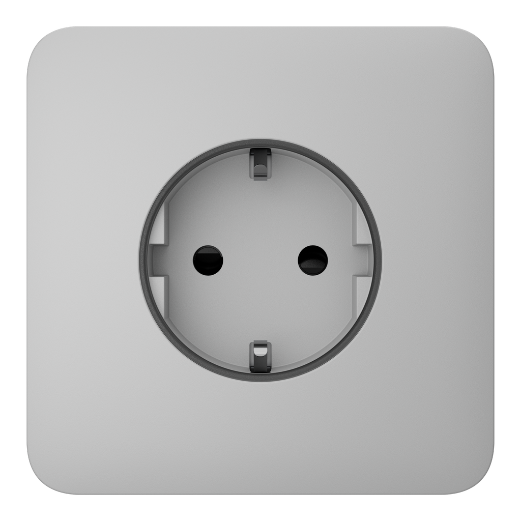 [30402133] Ajax SoloCover pour Ajax Outlet [type F] Prise intelligente encastrée (Blanc)