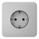 Ajax SoloCover pour Ajax Outlet [type F] Prise intelligente encastrée