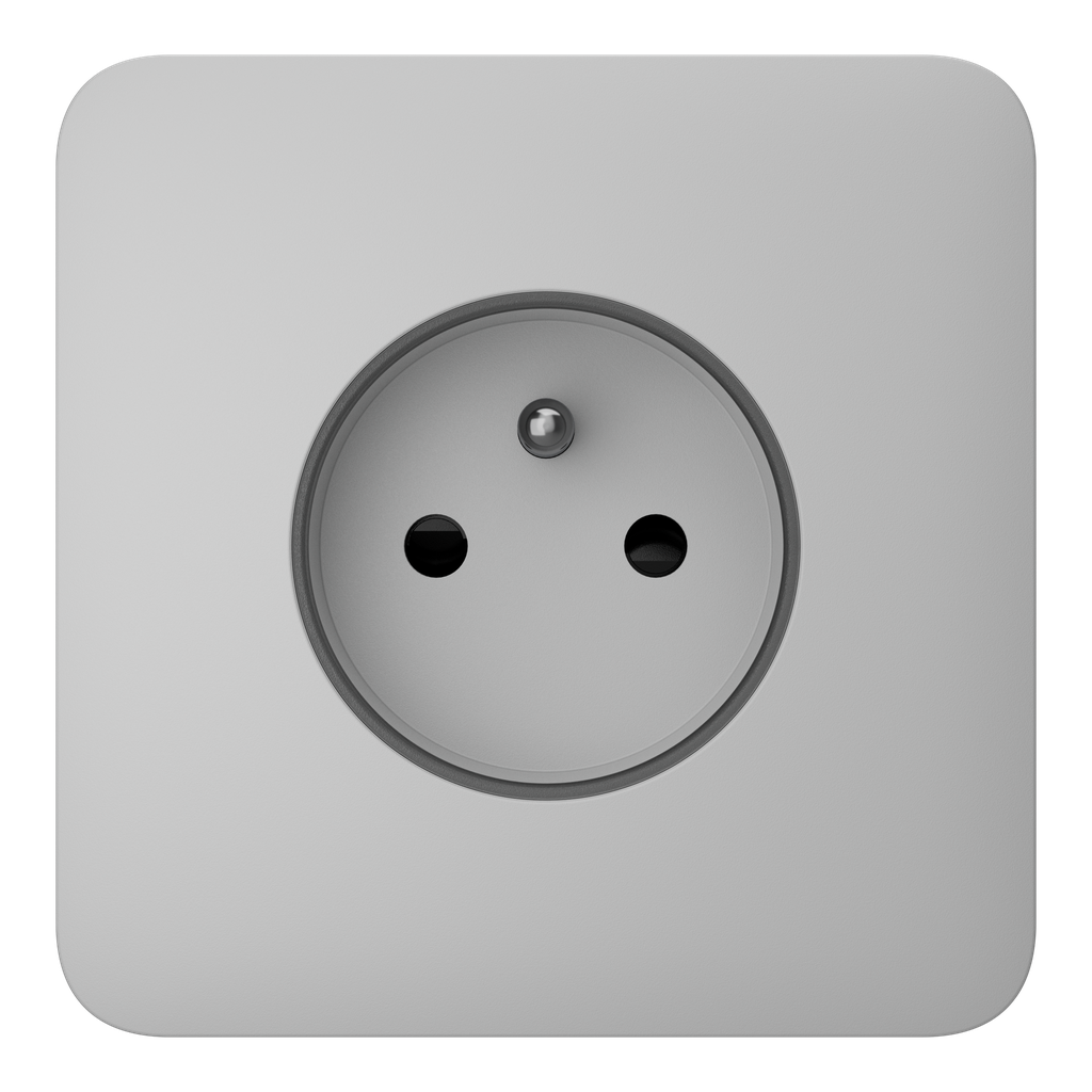 [30402109] Ajax SoloCover Ajax Outlet [type E] Prise intelligente encastrée (Wit)